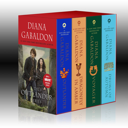 Outlander 4-Copy Boxed Set - Outlander, Dragonfly in Amber, Voyager, Drums of Autumn (Outlander)