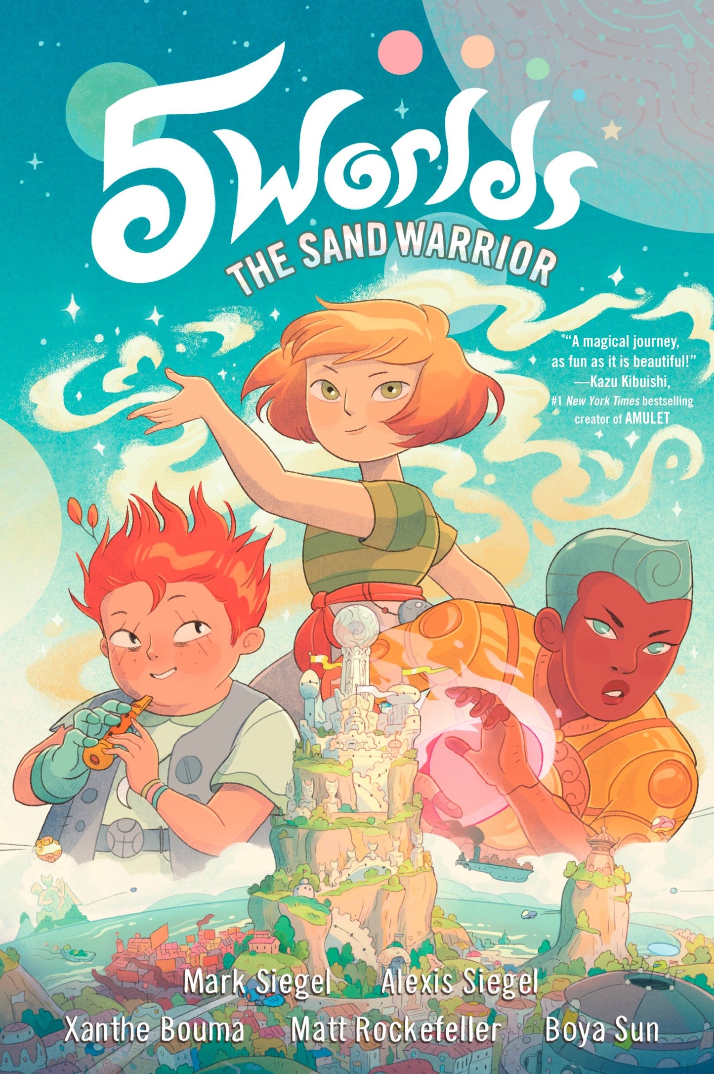 5 Worlds Book 1: The Sand Warrior - (A Graphic Novel) (5 Worlds) (Book:1)