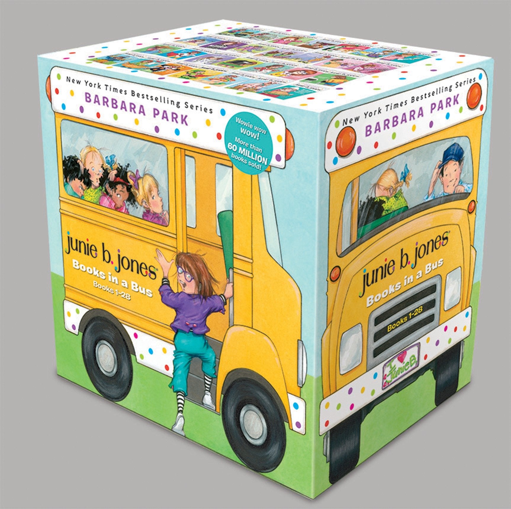 Junie B. Jones Books in a Bus 28-Book Boxed Set - The Complete Collection: Books 1-28 (Junie B. Jones)