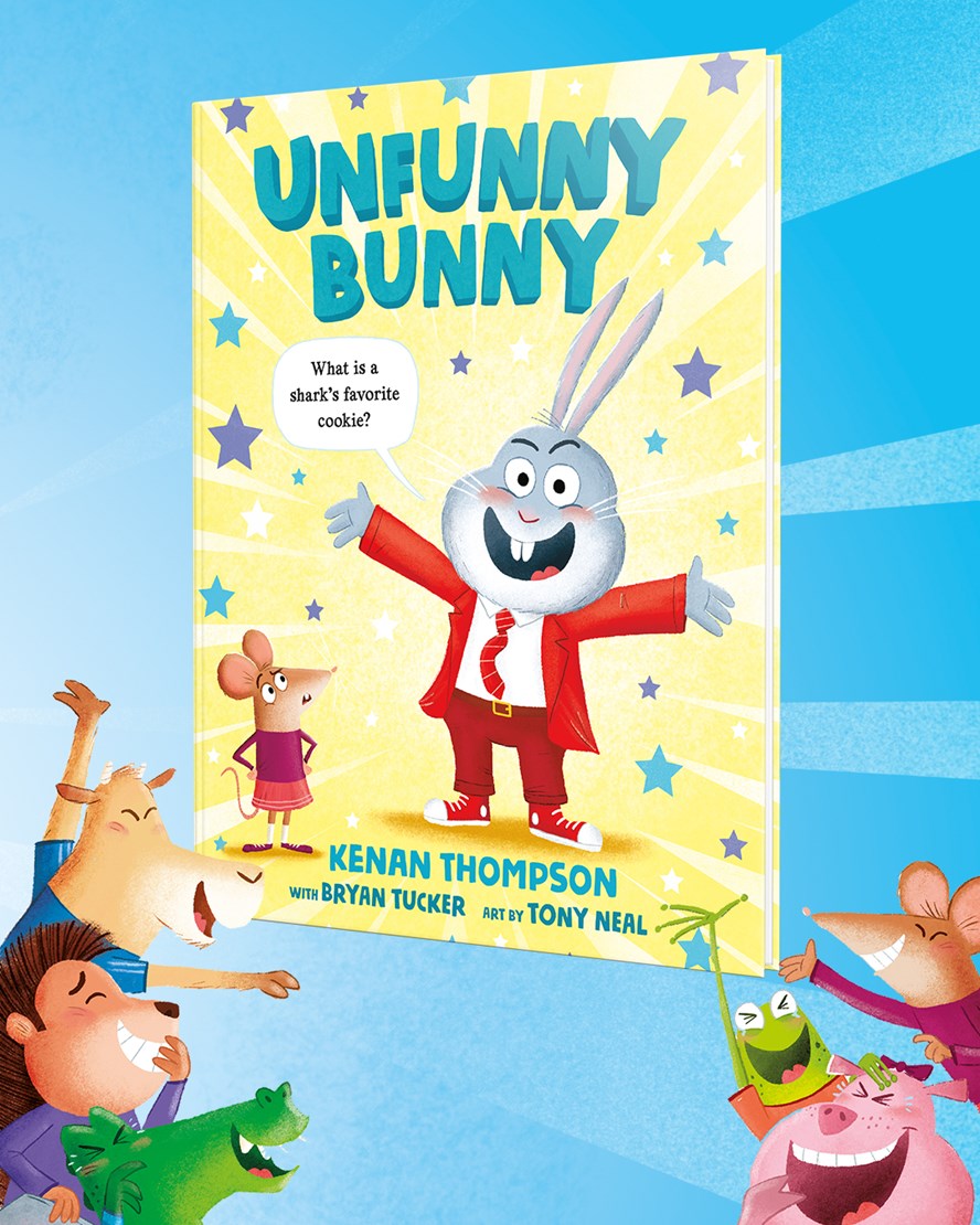 Unfunny Bunny by Kenan Thompson, Bryan Tucker, Tony Neal (SIGNED)