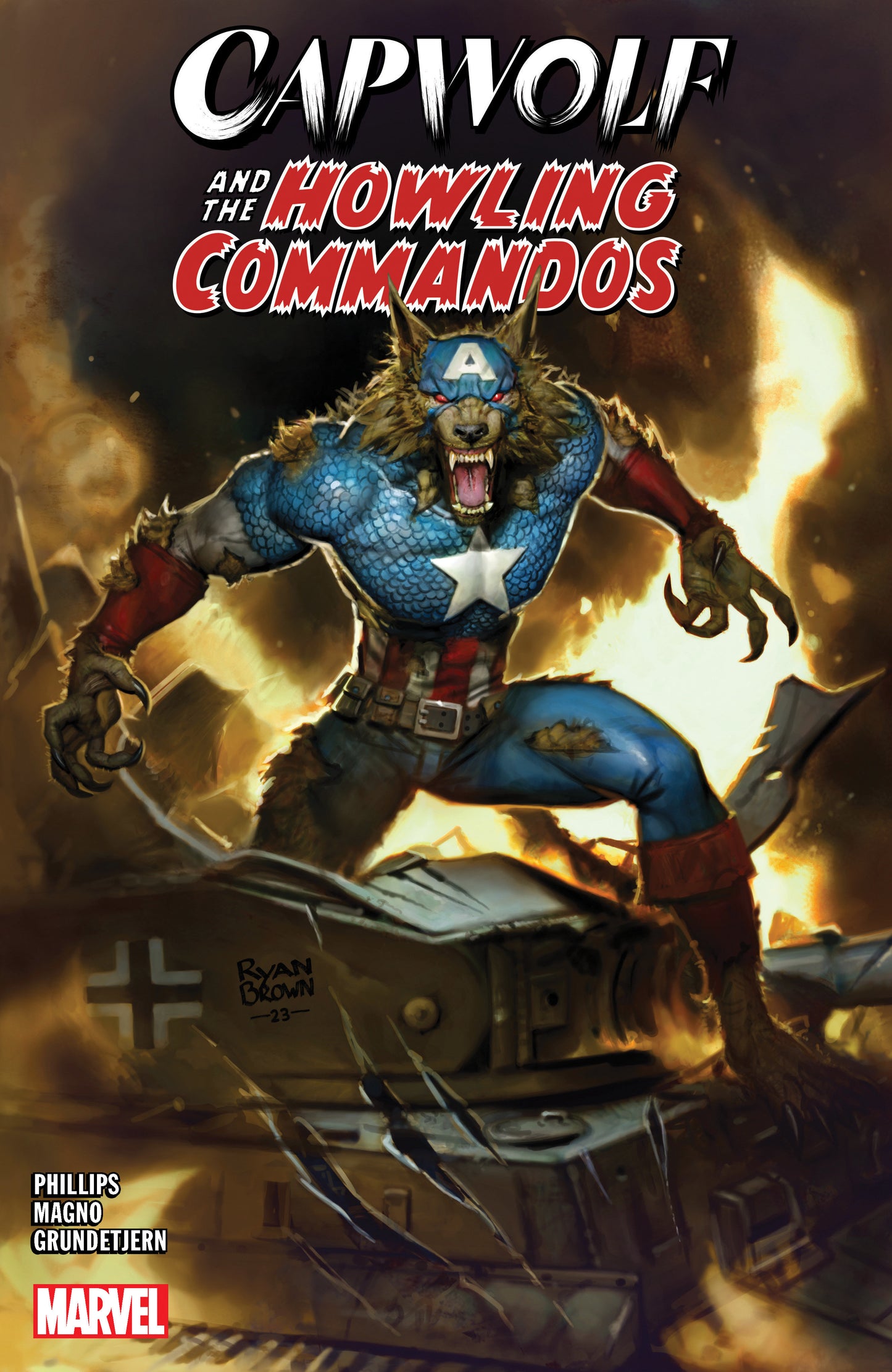 CapWolf & The Howling Commandos (CAPWOLF) (Book:1)