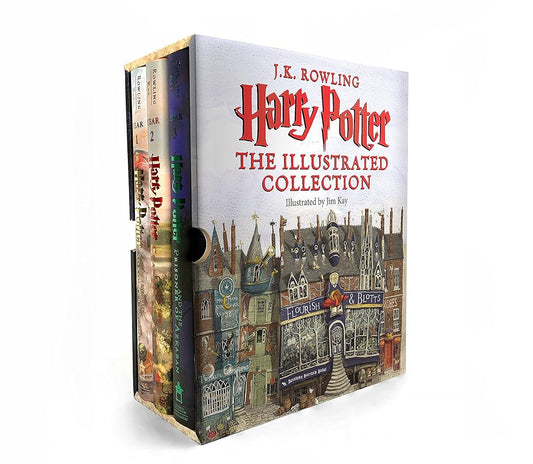 Harry Potter: The Illustrated Collection (Books 1-3 Boxed Set) cover image
