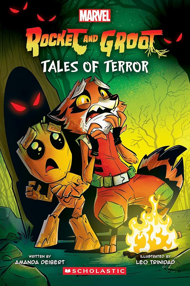 Tales of Terror: A Graphix Book (Marvel's Rocket and Groot) by Amanda Deibert, Leo Trinidad