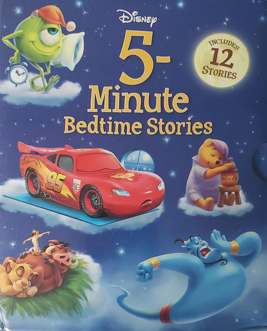 Disney 5-Minute Bedtime Stories: Includes 12 Stories by Staff of Disney Press