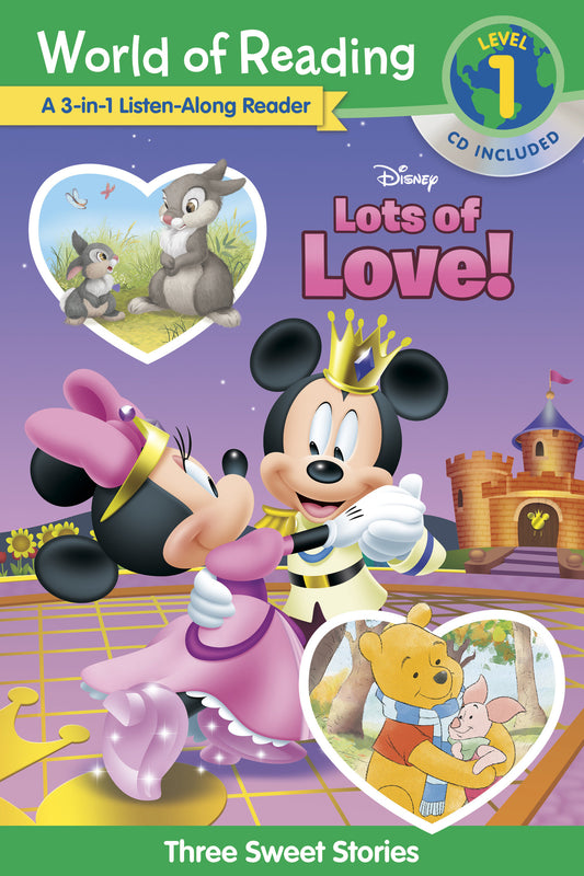 World of Reading: Disney's Lots of Love Collection 3-in-1 Listen Along Reader-Level 1 - 3 Sweet Stories (World of Reading)