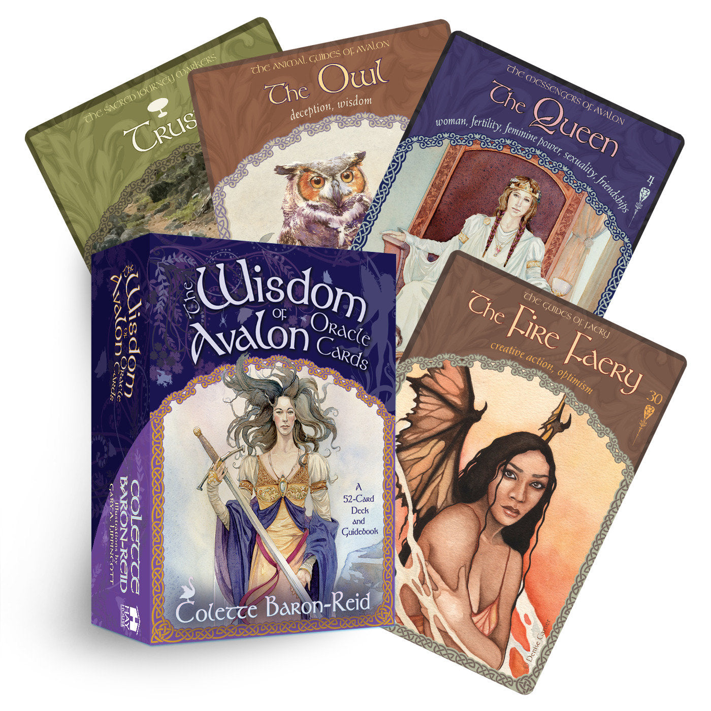 The Wisdom of Avalon Oracle Cards - A 52-Card Deck and Guidebook