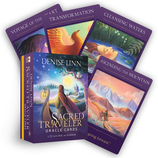 Sacred Traveler Oracle Cards - A 52-Card Deck and Guidebook