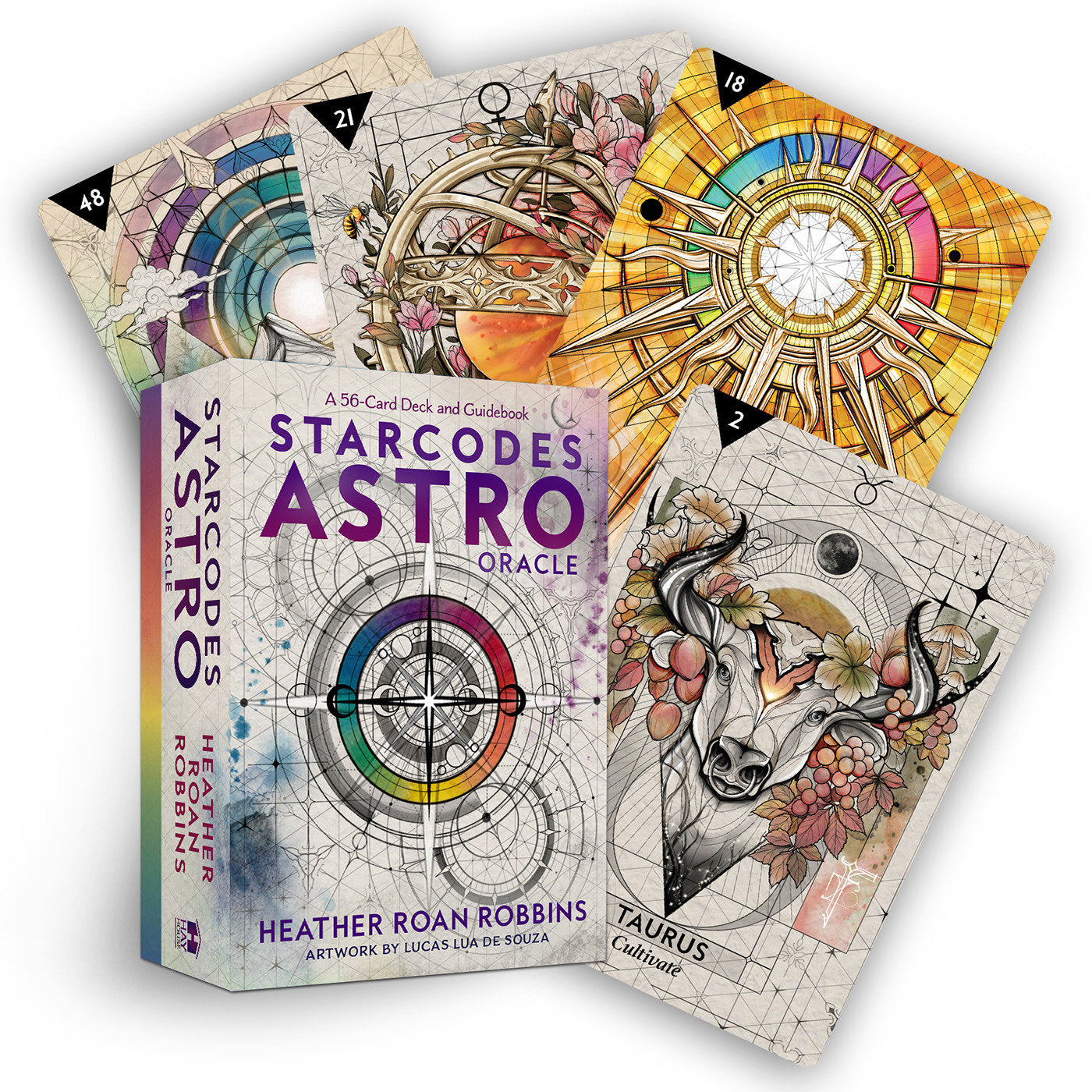Starcodes Astro Oracle - A 56-Card Deck and Guidebook