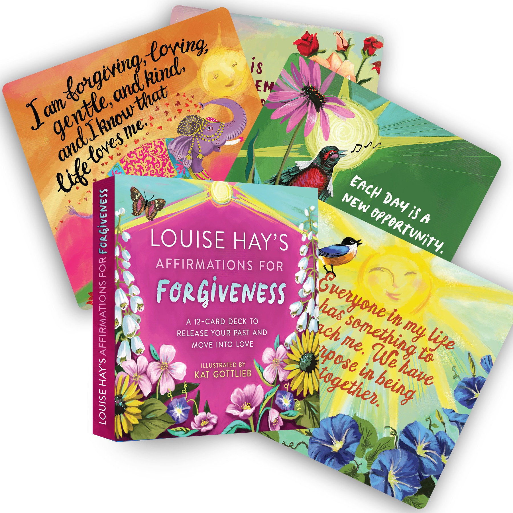 Louise Hay's Affirmations for Forgiveness - A 12-Card Deck to Release Your Past and Move into Love