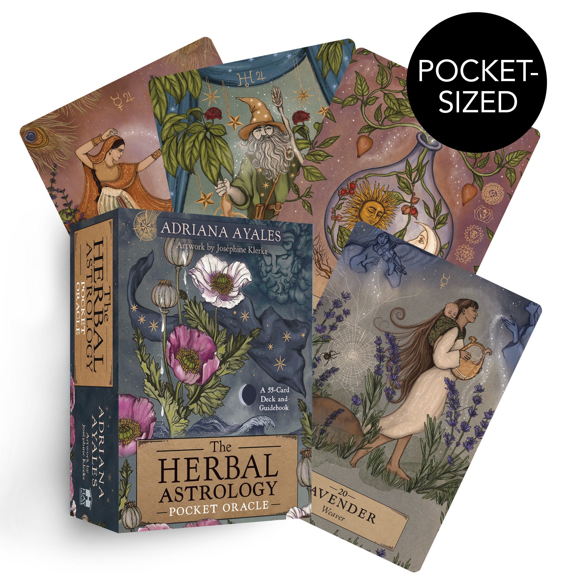 The Herbal Astrology Pocket Oracle - A 55-Card Deck and Guidebook