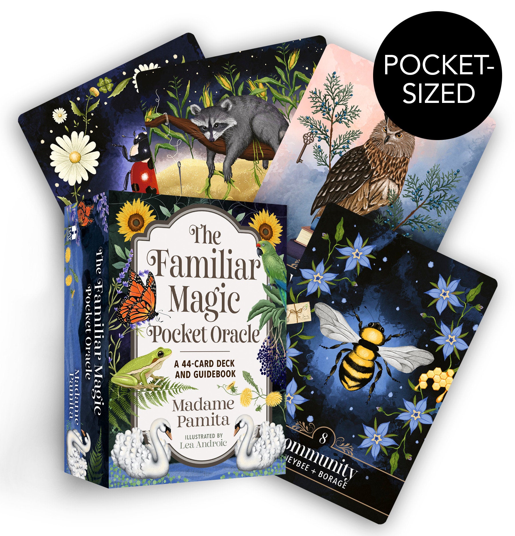 The Familiar Magic Pocket Oracle - A 44-Card Deck and Guidebook