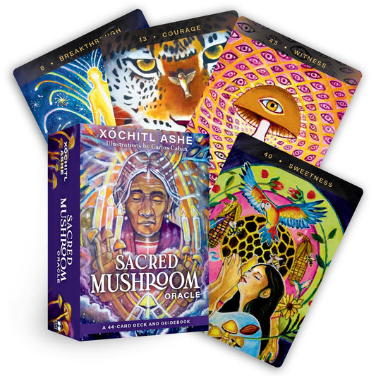 Sacred Mushroom Oracle - A 44-Card Deck and Guidebook