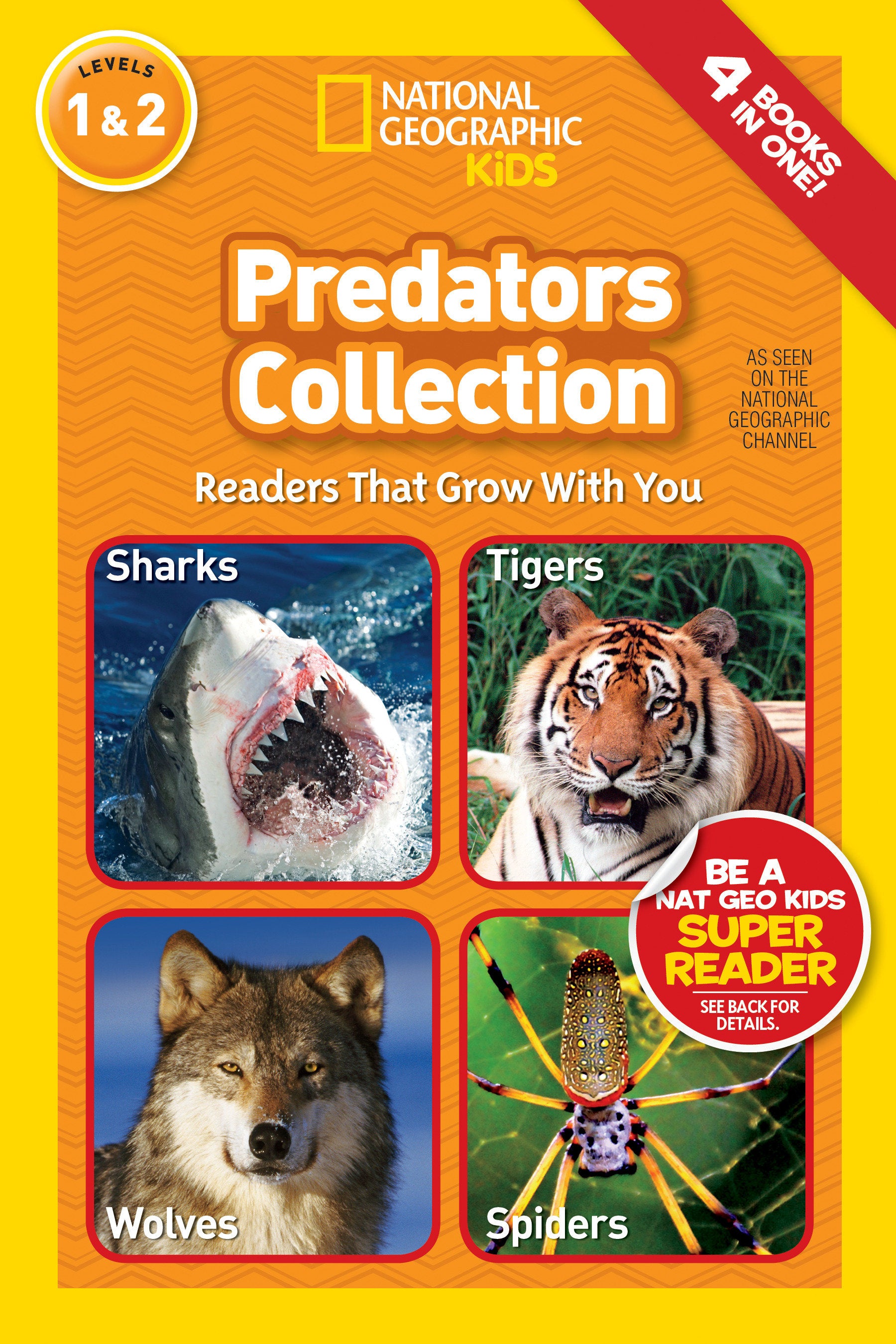 Predators Collection (National Geographic Kids Readers, Levels 1 & 2) - Readers That Grow With You (National Geographic Kids Readers)