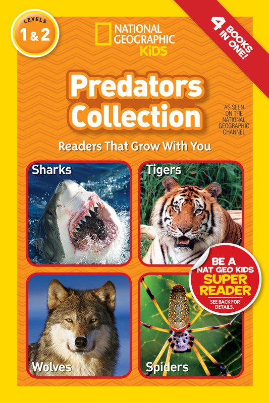 Predators Collection (National Geographic Kids Readers, Levels 1 & 2) - Readers That Grow With You (National Geographic Kids Readers)