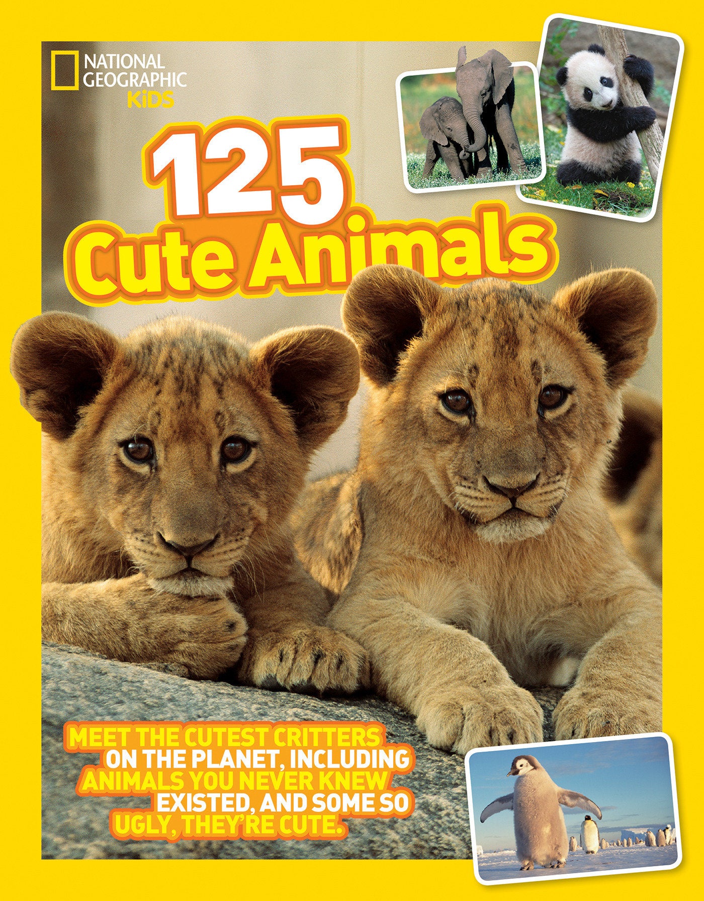 National Geographic Kids 125 Cute Animals - Meet the Cutest Critters on the Planet, Including Animals You Never Knew Existed, and Some So Ugly They're Cute (National Geographic Kids 125)