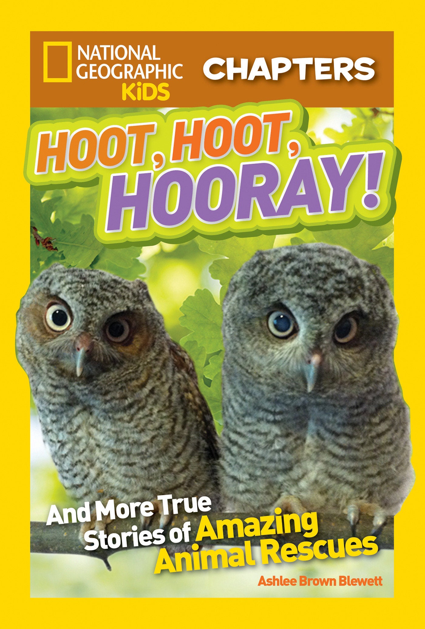 National Geographic Kids Chapters: Hoot, Hoot, Hooray! - And More True Stories of Amazing Animal Rescues (NGK Chapters)