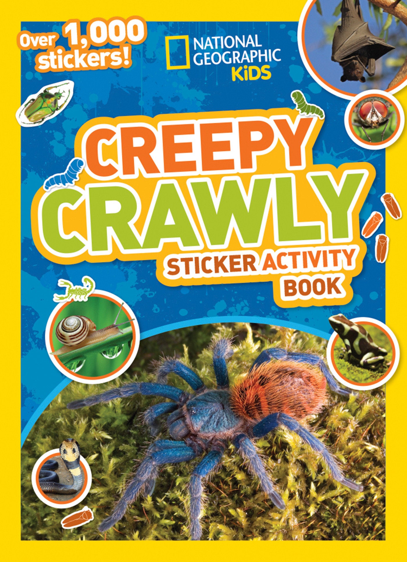 National Geographic Kids Creepy Crawly Sticker Activity Book - Over 1,000 Stickers! (NGK Sticker Activity Books)
