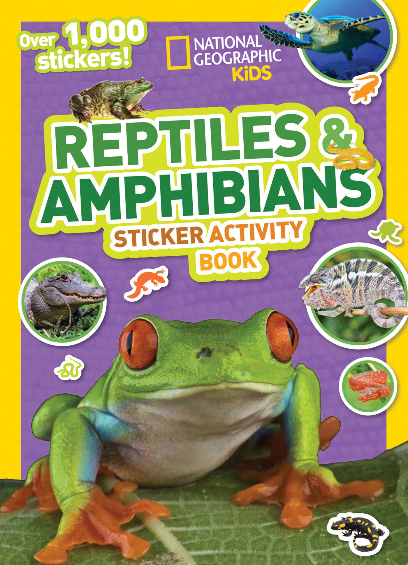 National Geographic Kids Reptiles and Amphibians Sticker Activity Book (NGK Sticker Activity Books)