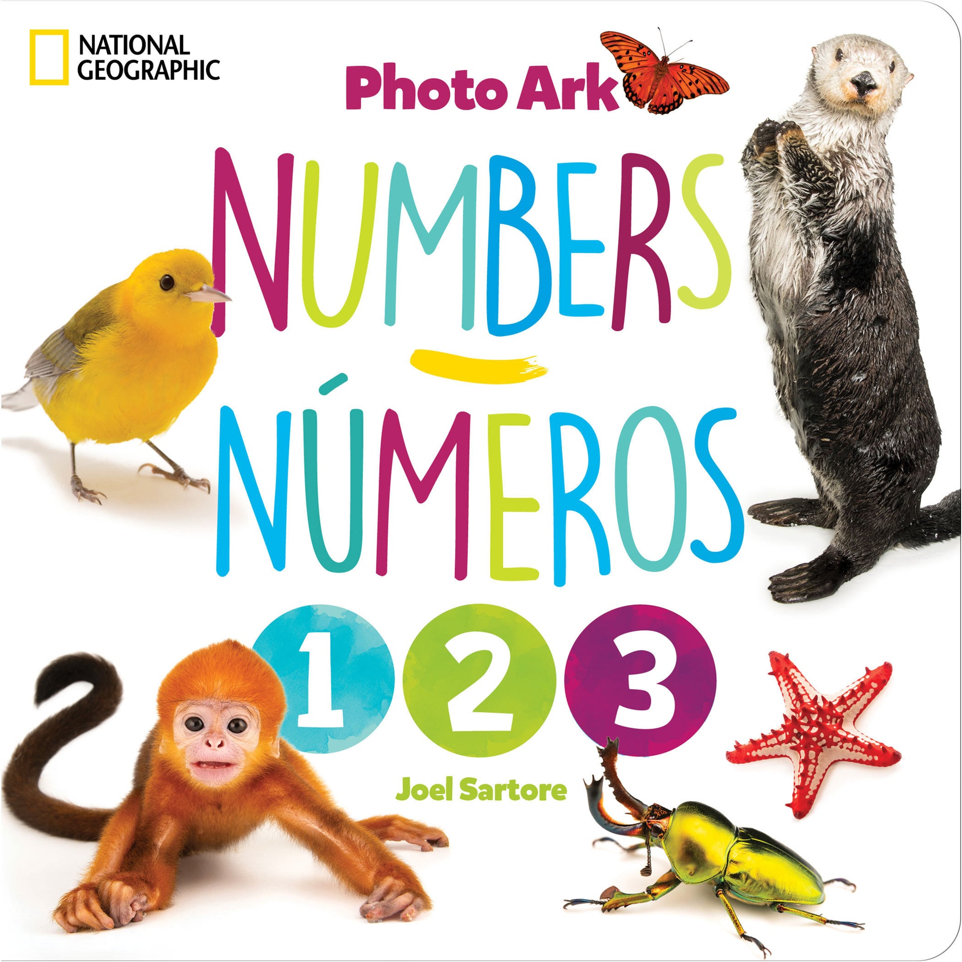 National Geographic Photo Ark Numbers / N�meros - Board Book: Bilingual English-Spanish