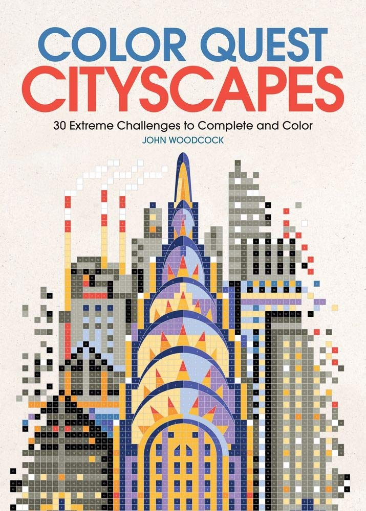 Color Quest: Cityscapes: 30 Extreme Challenges to Complete and Color cover image