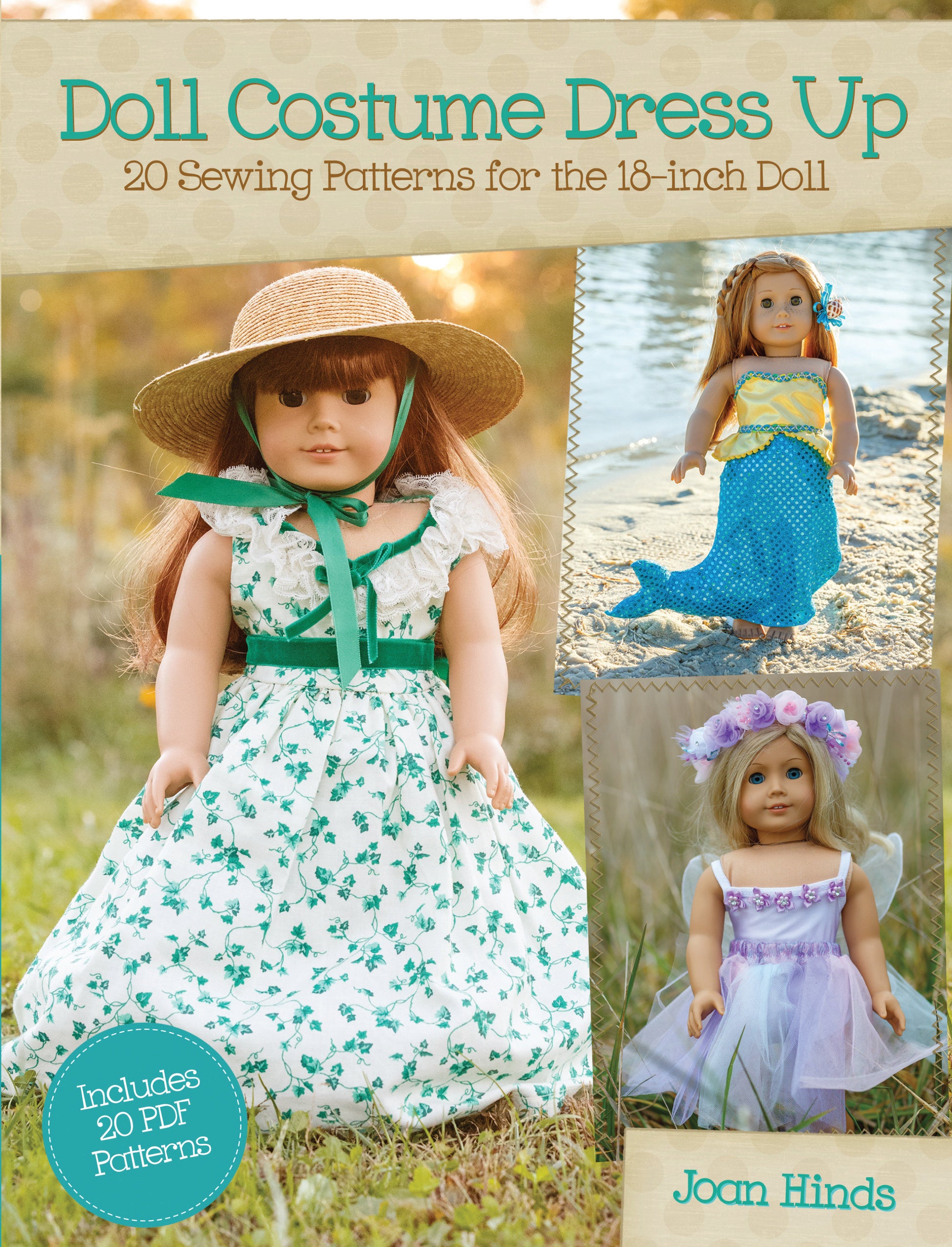 Doll Costume Dress Up - 20 Sewing Patterns for the 18-inch Doll