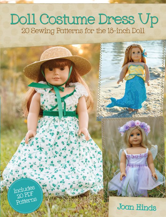 Doll Costume Dress Up - 20 Sewing Patterns for the 18-inch Doll