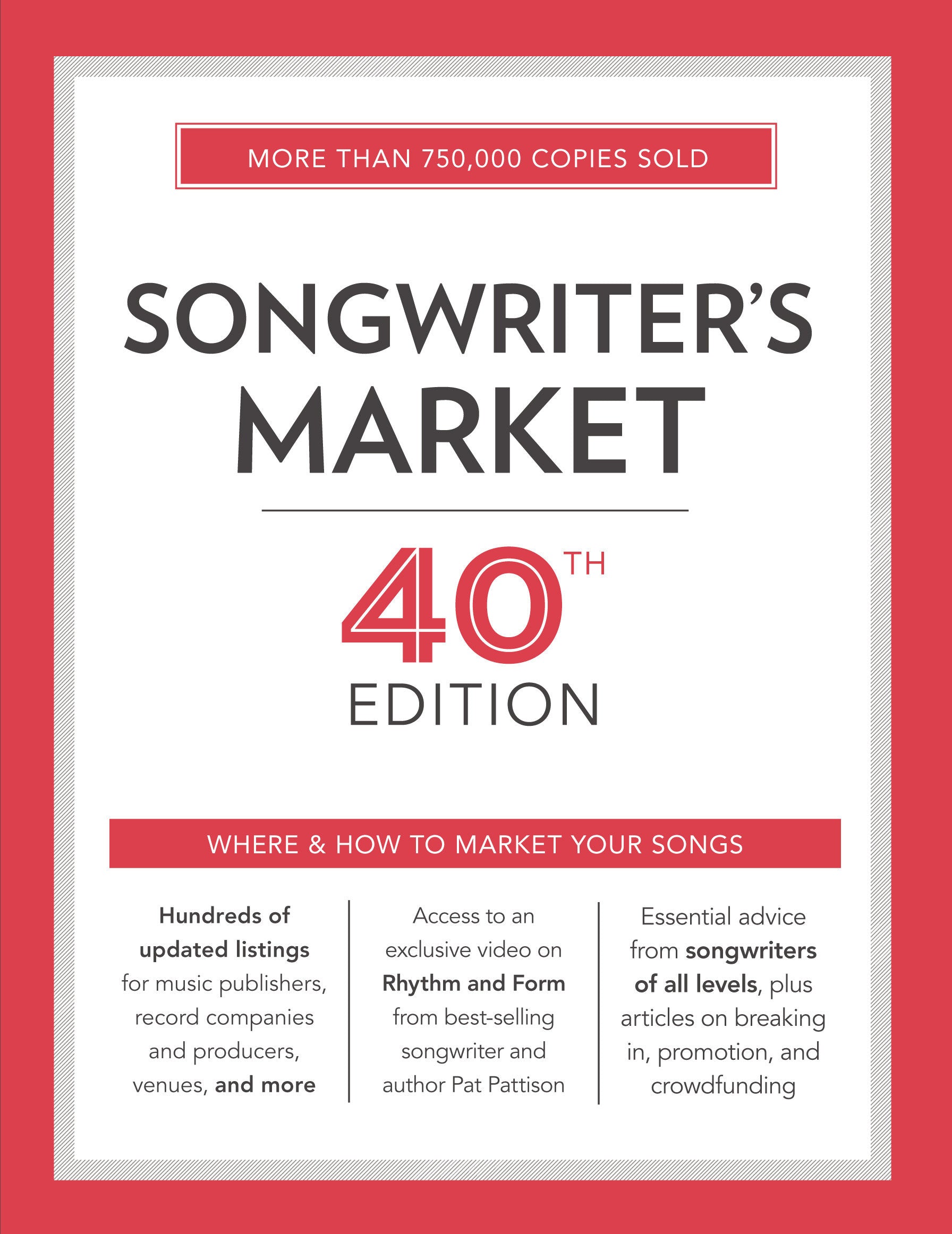 Songwriter's Market 40th Edition - Where & How to Market Your Songs (Market)