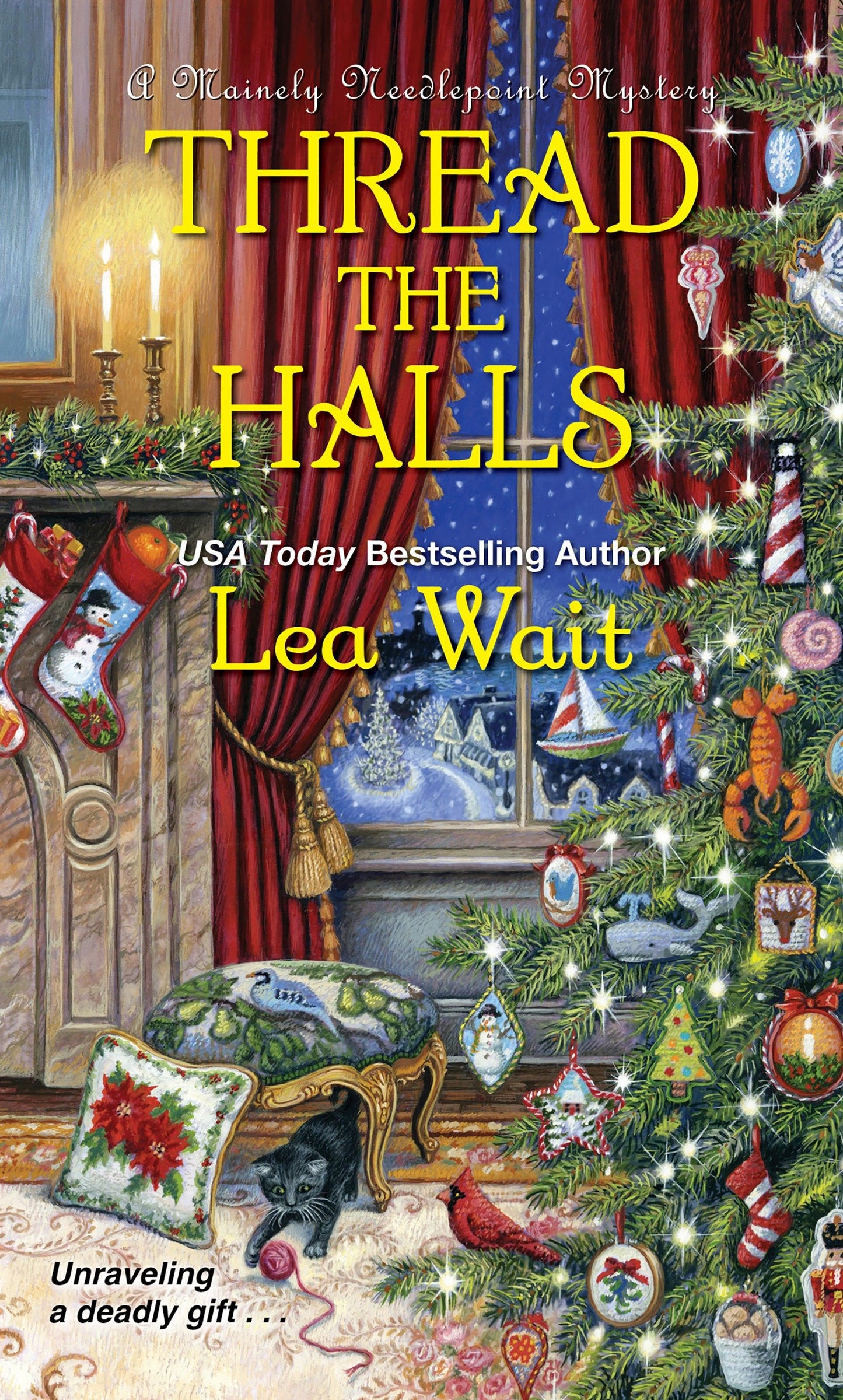 Thread the Halls (A Mainely Needlepoint Mystery) (Book:6)