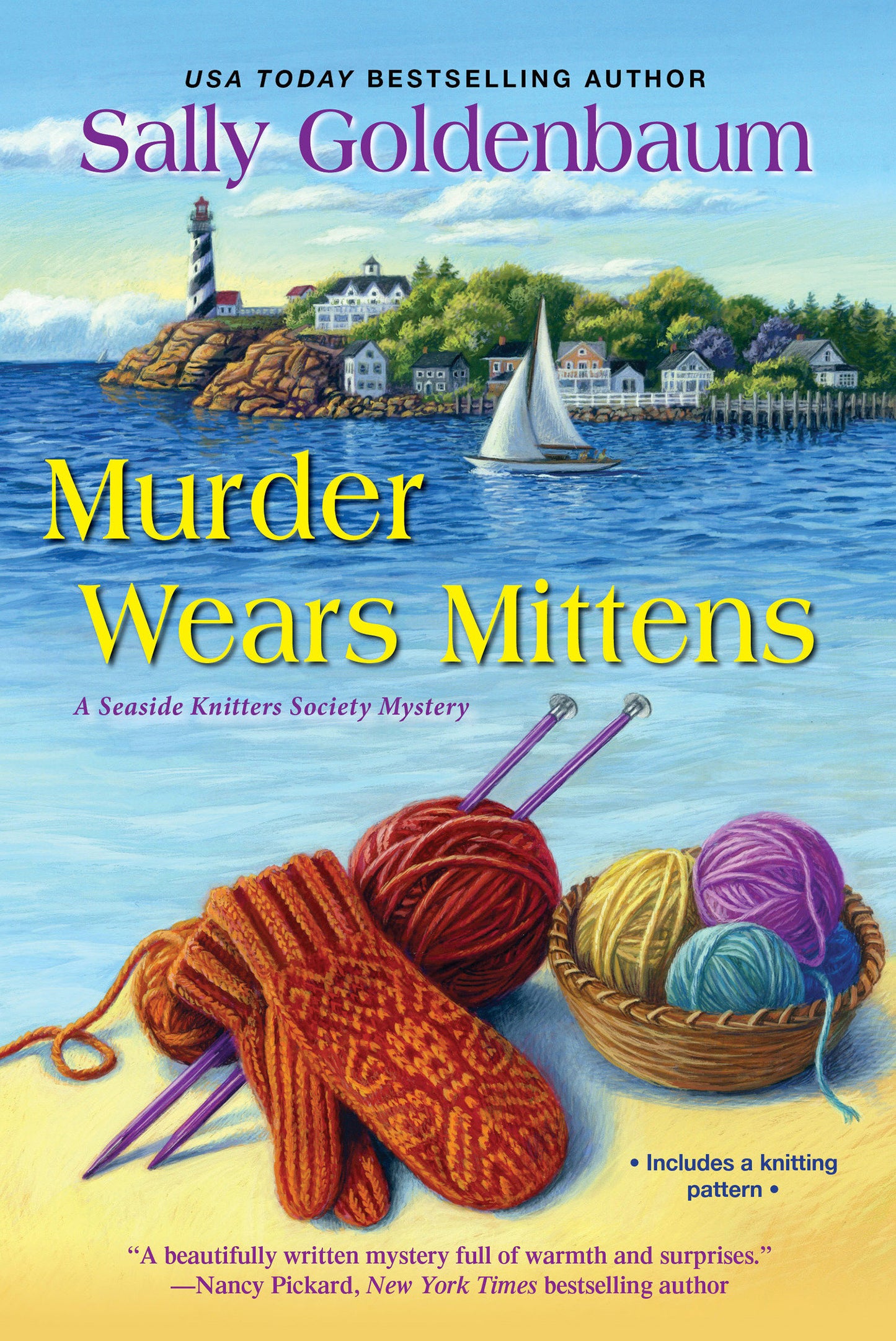 Murder Wears Mittens (Seaside Knitters Society) (Book:1)