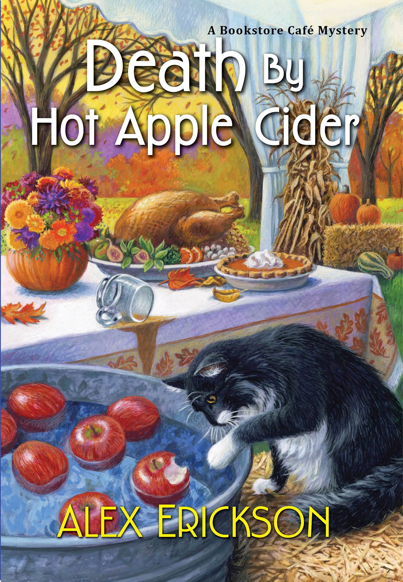 Death by Hot Apple Cider (A Bookstore Cafe Mystery) (Book:9)