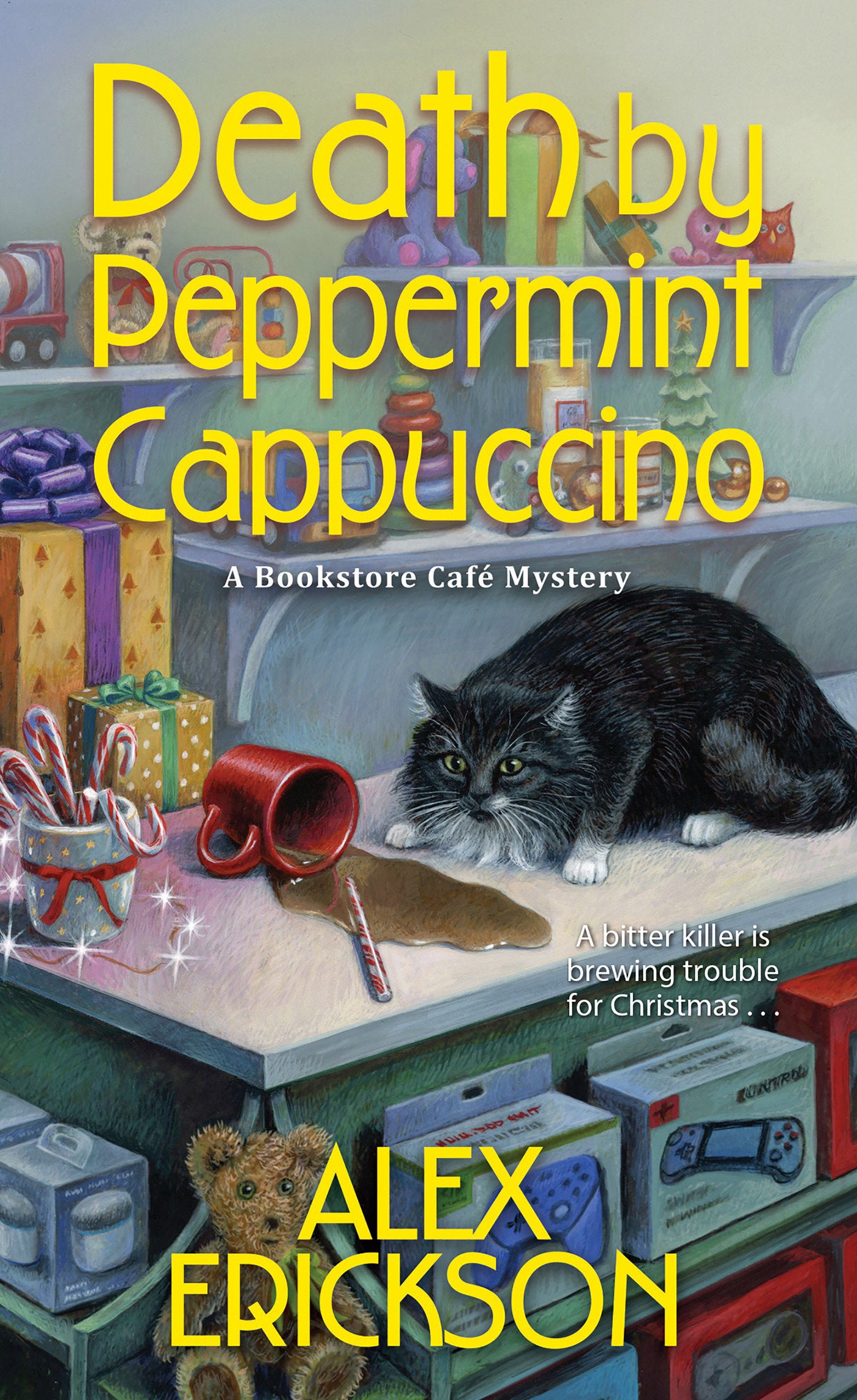 Death by Peppermint Cappuccino (A Bookstore Cafe Mystery) (Book:12)