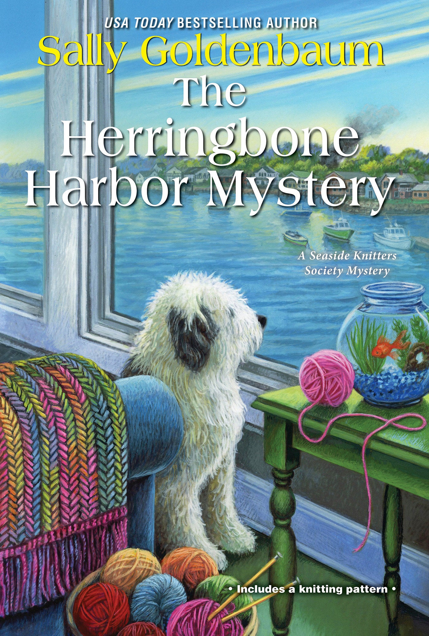 The Herringbone Harbor Mystery (Seaside Knitters Society) (Book:7)