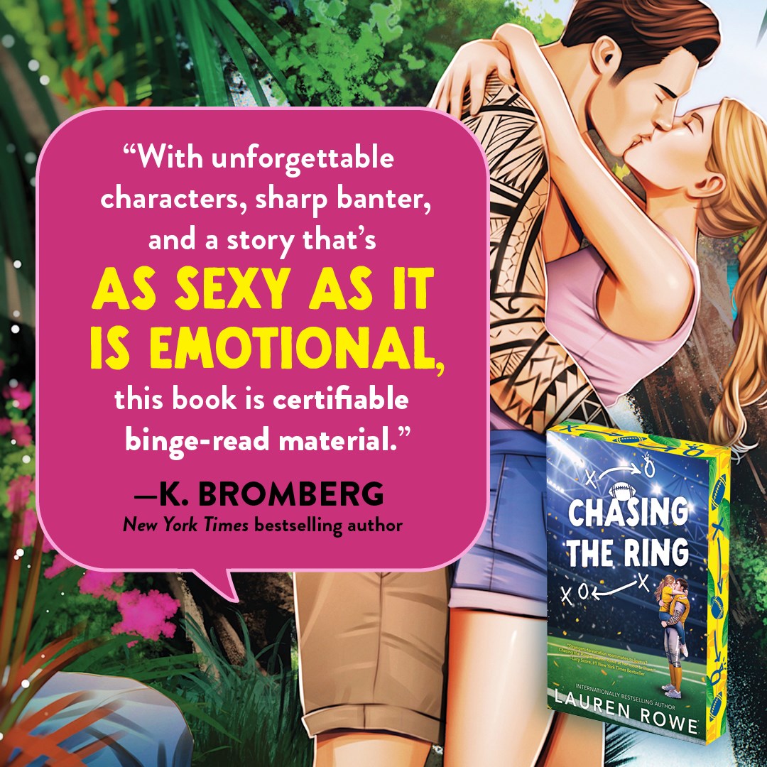 Chasing the Ring: Deluxe Limited Edition (Football and Feels) by Lauren Rowe (SIGNED BOOK PLATE)