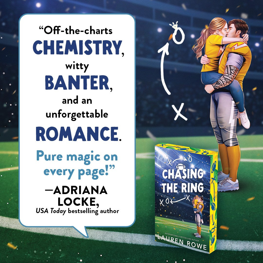 Chasing the Ring: Deluxe Limited Edition (Football and Feels) by Lauren Rowe (SIGNED BOOK PLATE)