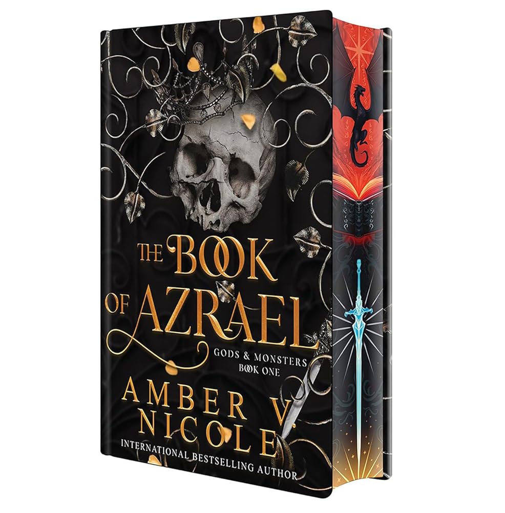The Book of Azrael: Deluxe Limited Edition by Amber V. Nicole (Signed Book Plate)