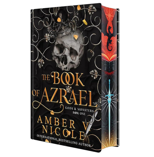 The Book of Azrael: Deluxe Limited Edition by Amber V. Nicole (Signed Book Plate)