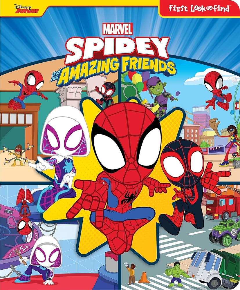 Marvel Spider-man - Spidey and His Amazing Friends - First Look and Find Activity Book PI Kids by PI Kids, Editors of Phoenix International Publications, Shane Clester