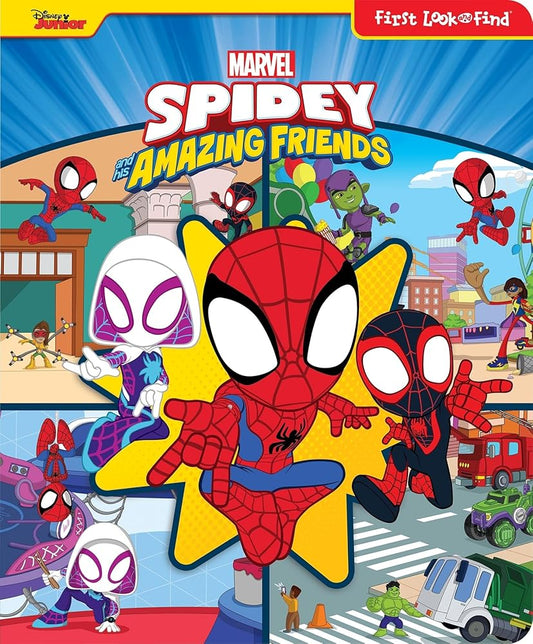 Marvel Spider-man - Spidey and His Amazing Friends - First Look and Find Activity Book PI Kids by PI Kids, Editors of Phoenix International Publications, Shane Clester