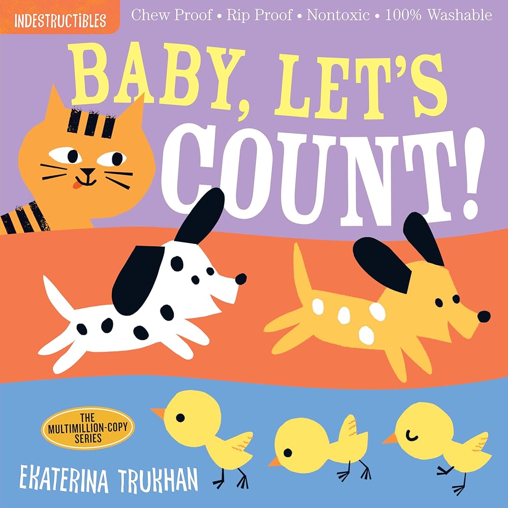 Indestructibles: Baby, Let's Count!: Chew Proof · Rip Proof · Nontoxic · 100% Washable (Book for Babies, Newborn Books, Safe to Chew) by Ekaterina Trukhan, Amy Pixton
