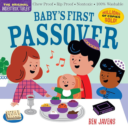 Indestructibles: Baby’s First Passover: Chew Proof · Rip Proof · Nontoxic · 100% Washable (Book for Babies, Newborn Books, Safe to Chew) cover image