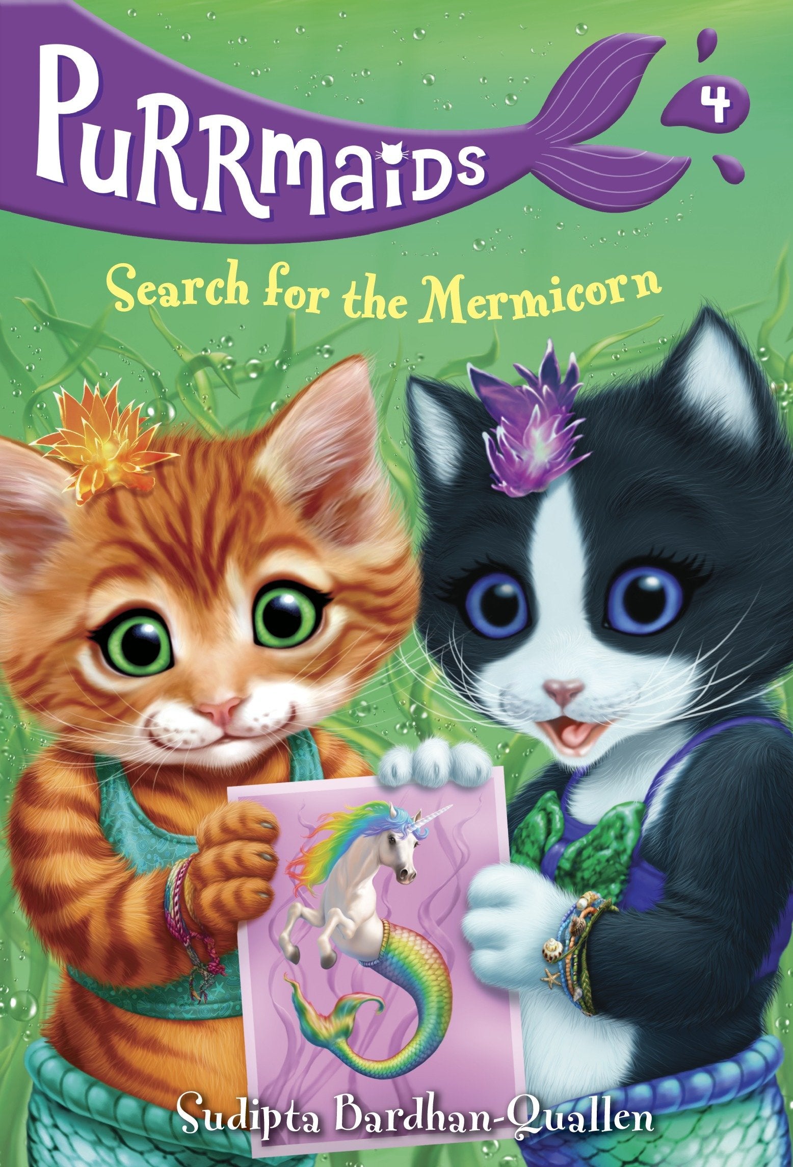 Purrmaids #4: Search for the Mermicorn (Purrmaids) (Book:4)