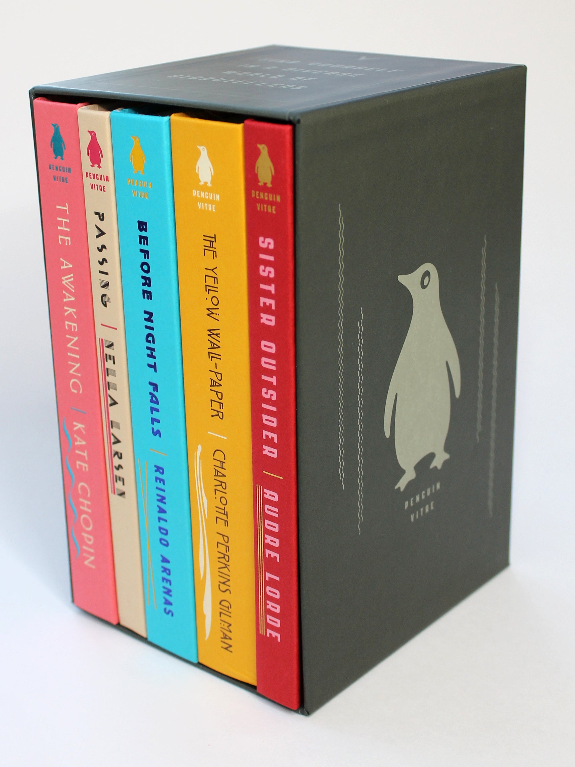 Penguin Vitae Series 5-Book Box Set - The Awakening and Selected Stories; Before Night Falls; Passing; Sister Outsider; The Yellow Wall-Paper and Selected Writings (Penguin Vitae)