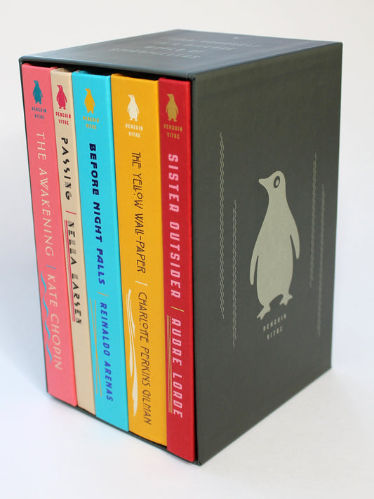 Penguin Vitae Series 5-Book Box Set - The Awakening and Selected Stories; Before Night Falls; Passing; Sister Outsider; The Yellow Wall-Paper and Selected Writings (Penguin Vitae)