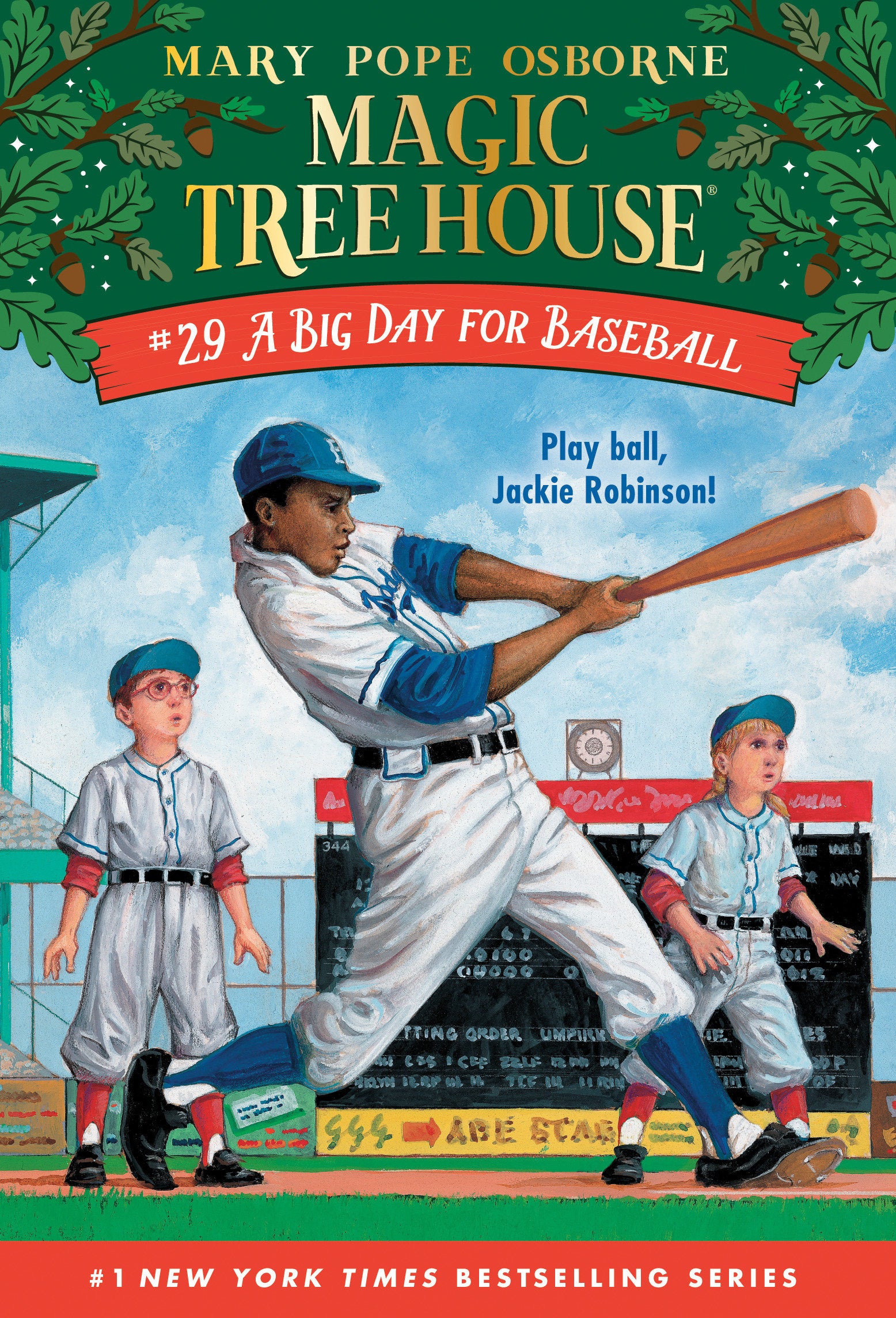 A Big Day for Baseball (Magic Tree House) (Book:29)
