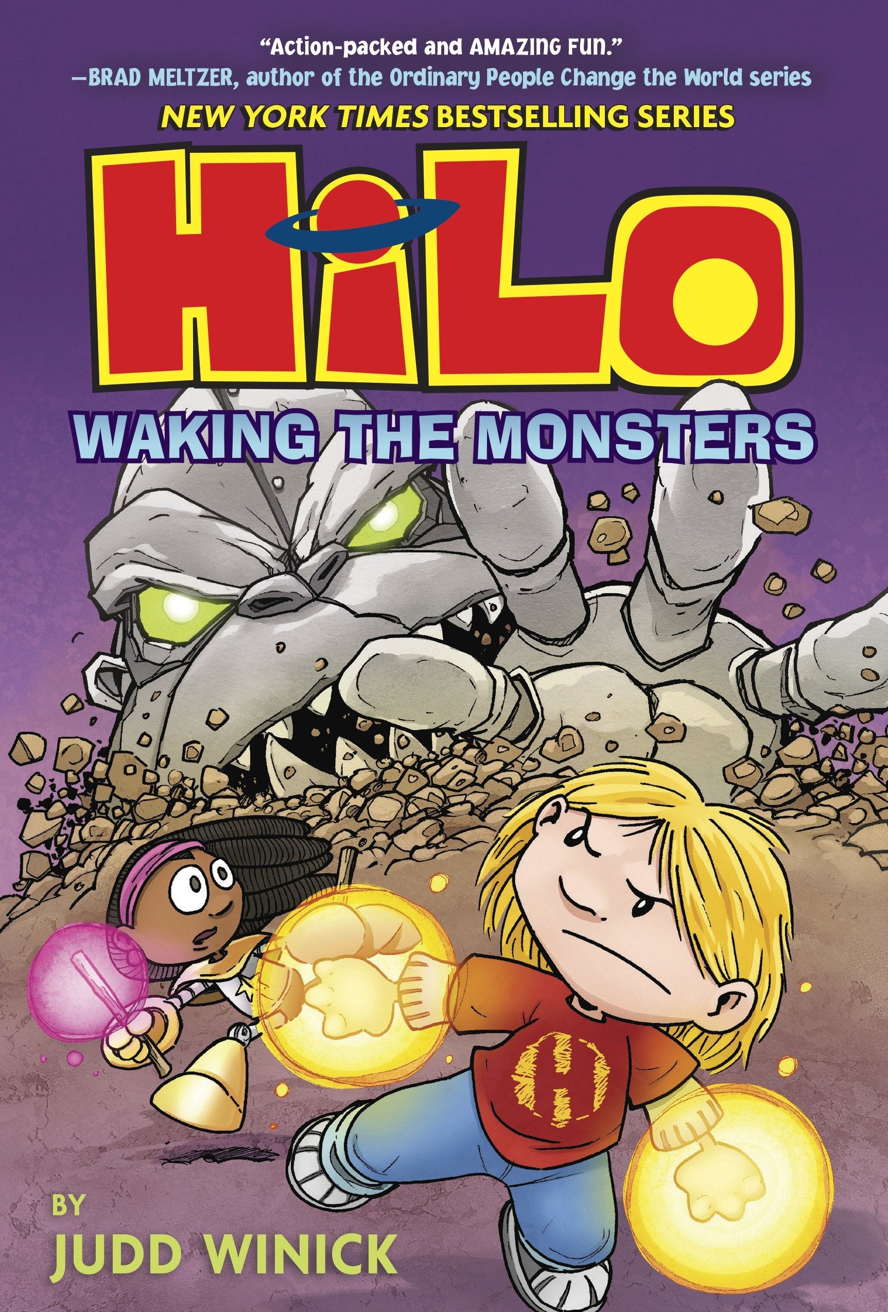 Hilo Book 4: Waking the Monsters - (A Graphic Novel) (Hilo) (Book:4)