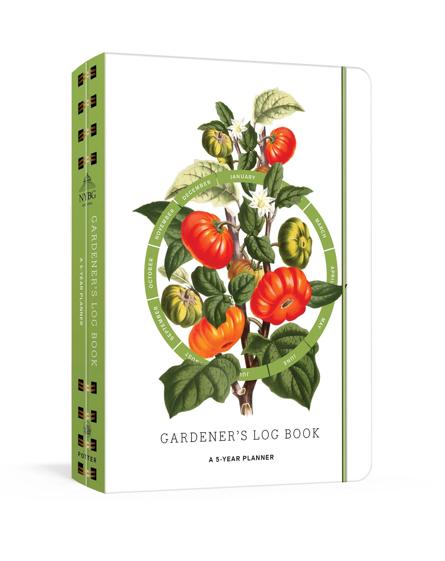 Gardener's Log Book - A 5-Year Planner (New York Botanical Garden)