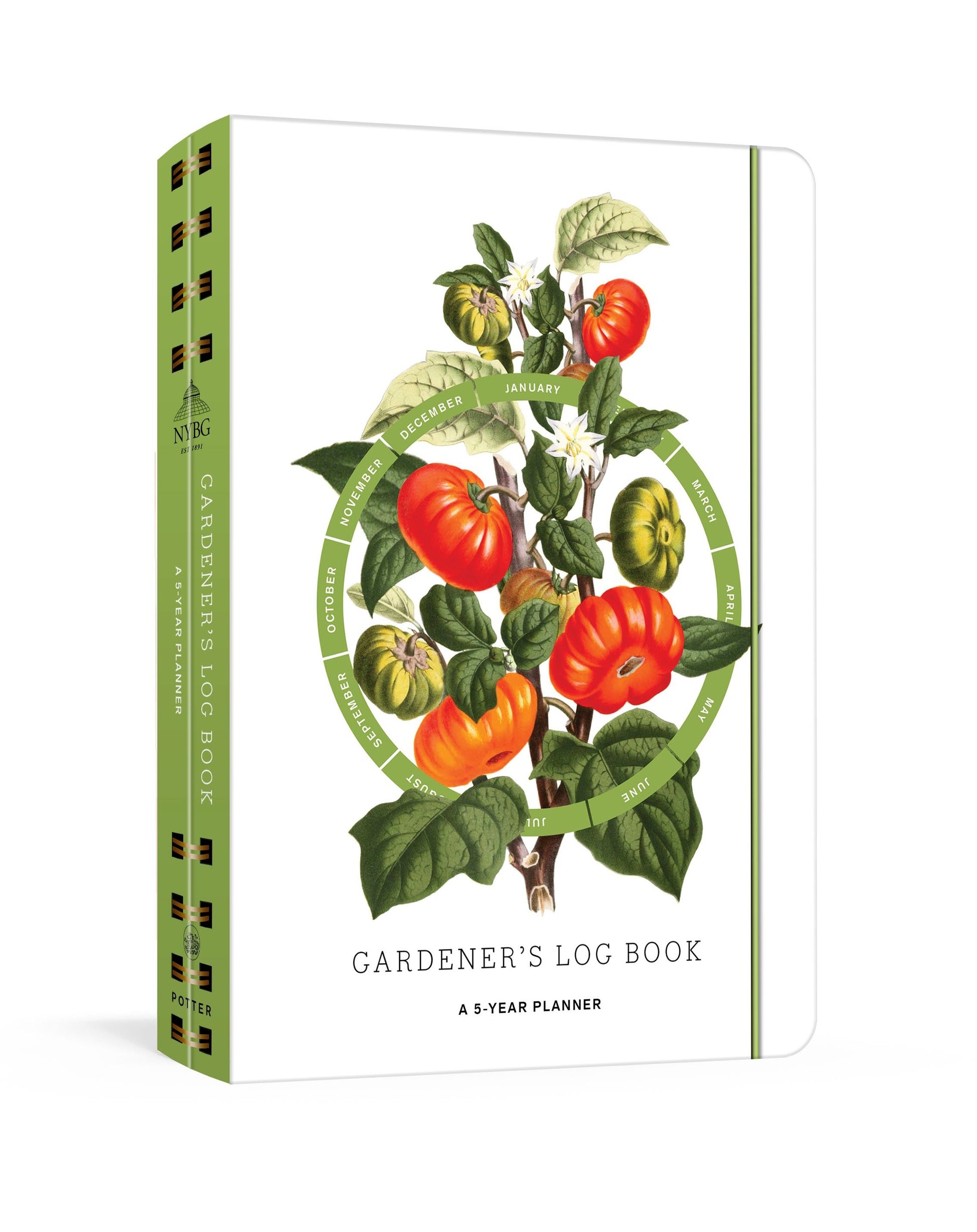 Gardener's Log Book - A 5-Year Planner (New York Botanical Garden)