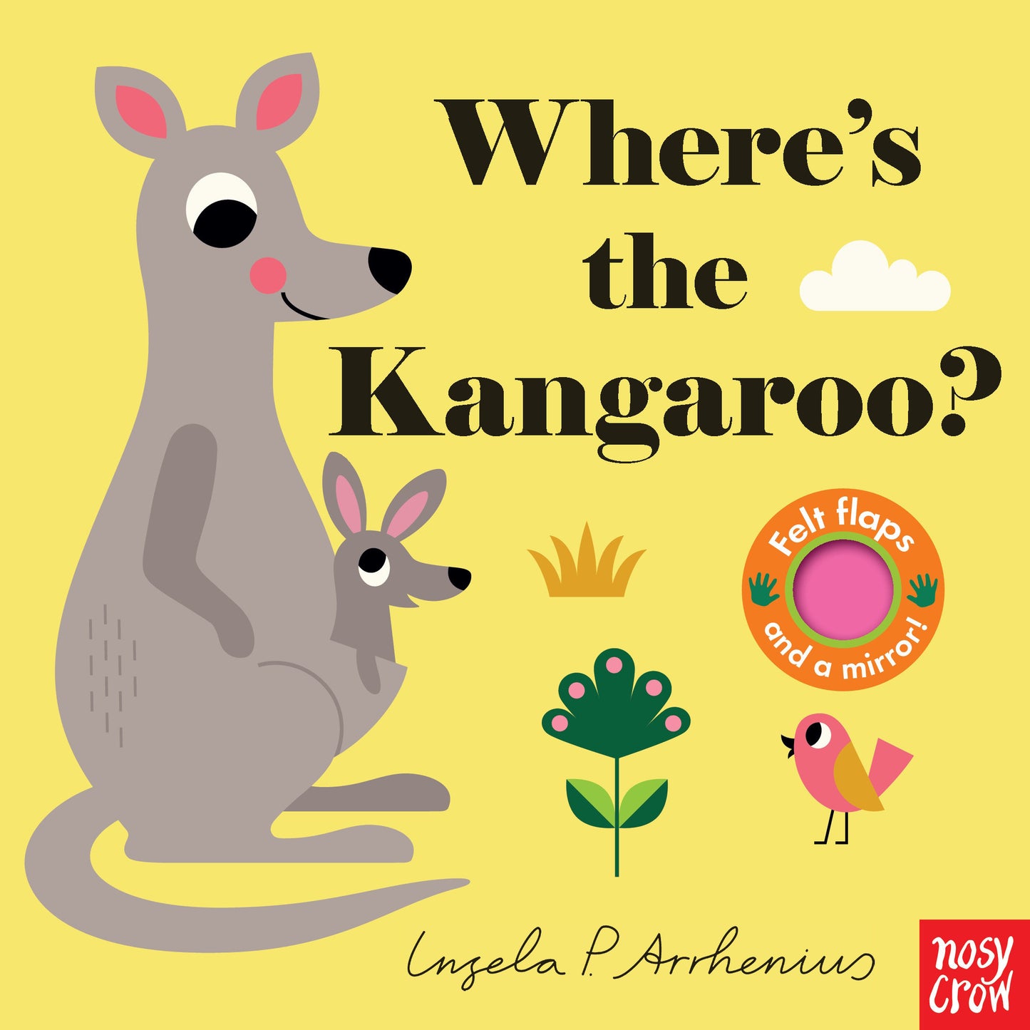 Where's the Kangaroo? - (An Interactive, Sensory Lift-the-Flap Book with Felt Flaps and a Mirror for Babies & Toddlers. Friendly Australian Animals Include a Koala, Emu, & Platypus.) (Where's The)