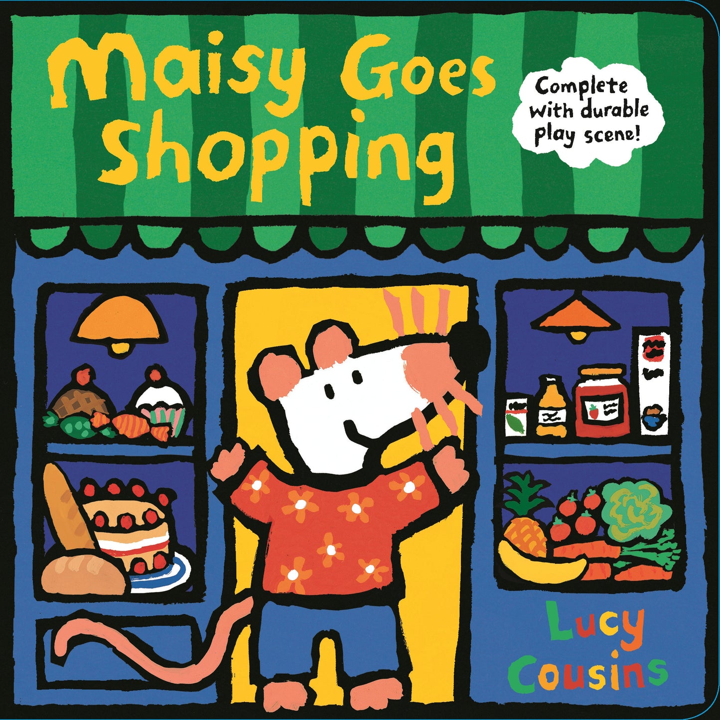 Maisy Goes Shopping: Complete with Durable Play Scene - A Fold-Out and Play Book (An Interactive Maisy the Mouse Play Scene - For Toddlers, Preschoolers, and Kids Ages 3-5) (Maisy)