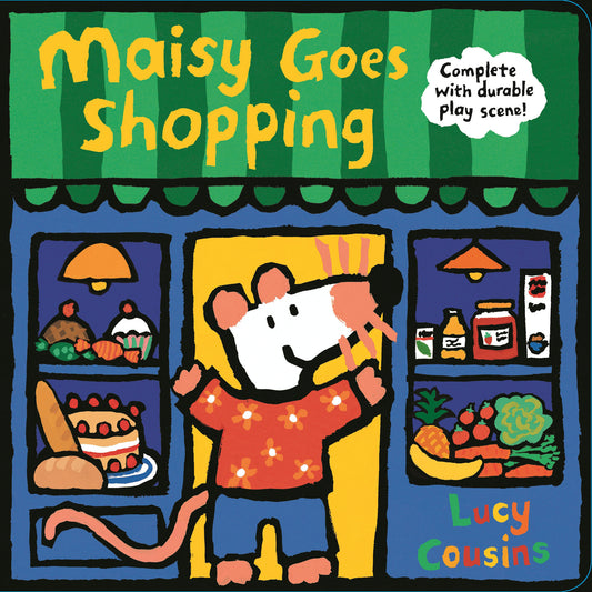 Maisy Goes Shopping: Complete with Durable Play Scene - A Fold-Out and Play Book (An Interactive Maisy the Mouse Play Scene - For Toddlers, Preschoolers, and Kids Ages 3-5) (Maisy)